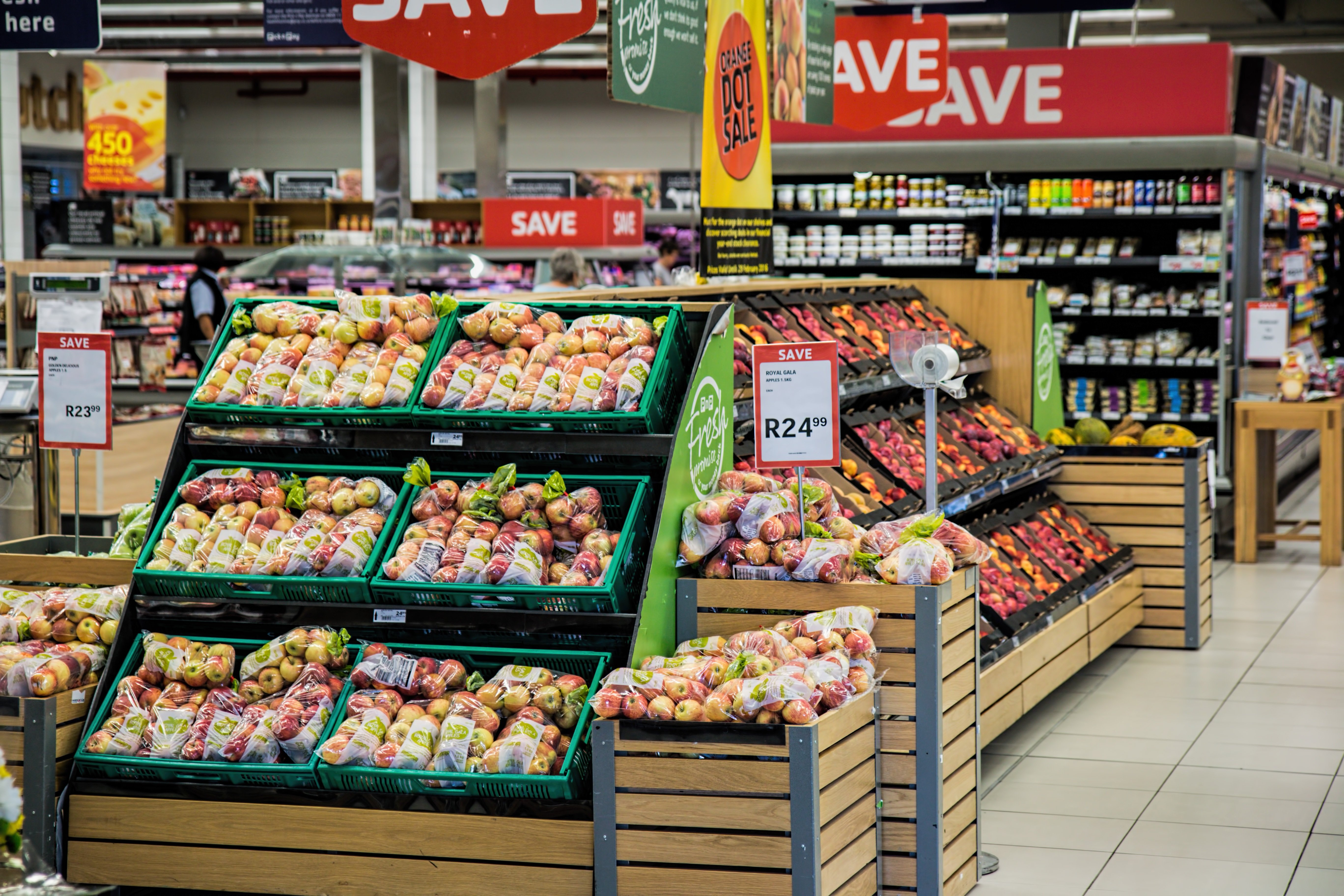 Photo: fresh groceries (colour)